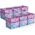thumbnail image 1 of Sorbus Fabric Storage Bins 11" Foldable Cubes With Handles For Pantry, Cubbies, Toy And Closet Shelving Organization - 6Pk, 1 of 7