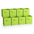 thumbnail image 1 of Sorbus Fabric Storage Bins 11" Foldable Cubes With Handles For Pantry, Cubbies, Toy And Closet Shelving Organization - 8Pk, 1 of 7