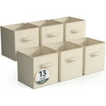 thumbnail image 1 of Sorbus Fabric Storage Bins 13" Foldable Cubes With Handles For Pantry, Cubbies, Toy And Closet Shelving Organization - 6Pk, 1 of 6