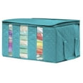thumbnail image 1 of Sorbus Foldable Storage Bag Organizers, 3 Sections for Clothes, Blankets, Closets, Bedrooms, 1 of 5