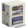 thumbnail image 1 of Sorbus Foldable Storage Box Organizer -Beige Large, 1 of 6