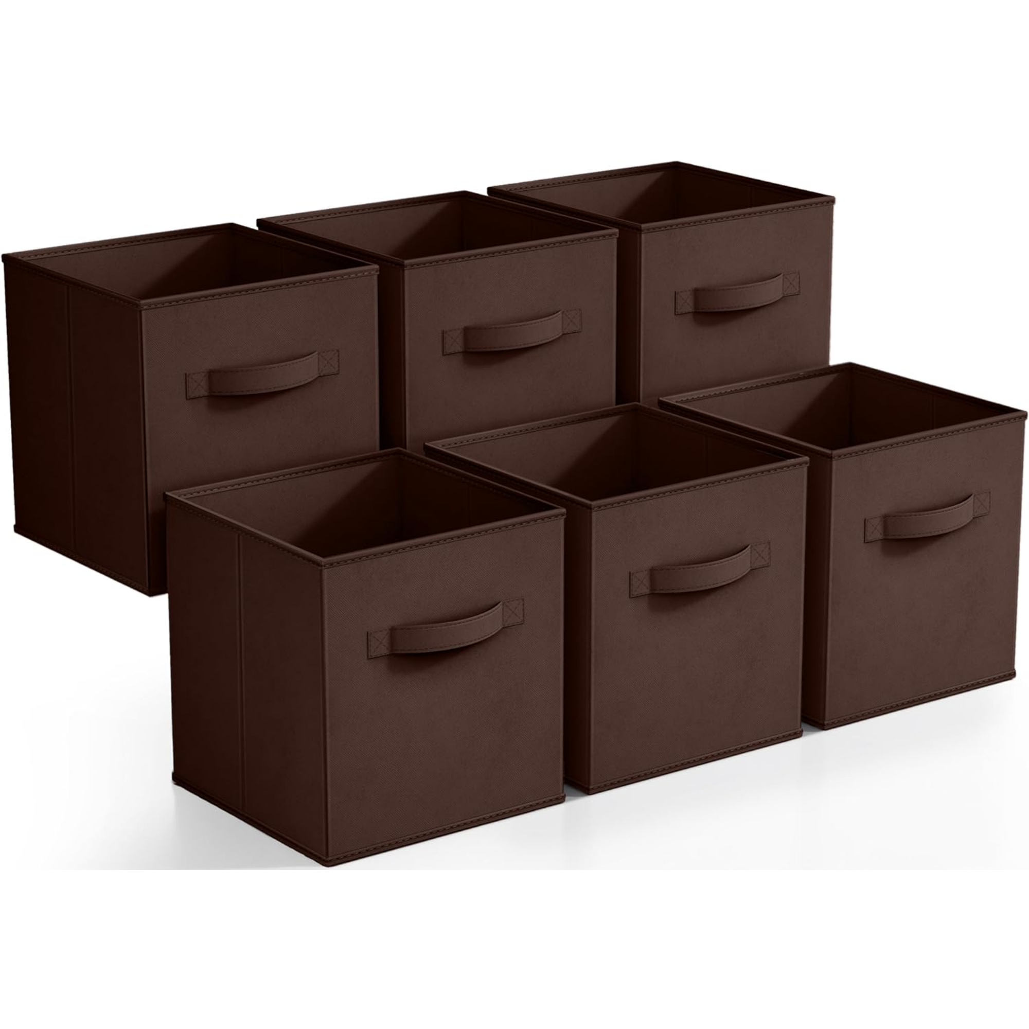 Sorbus Foldable Storage Cube Basket Bin, 6pk, Pink - Walmart.com