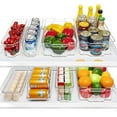 thumbnail image 1 of Sorbus Fridge and Freezer Bins Refrigerator Organizer Stackable Food Storage Containers (Set of 8), 1 of 7