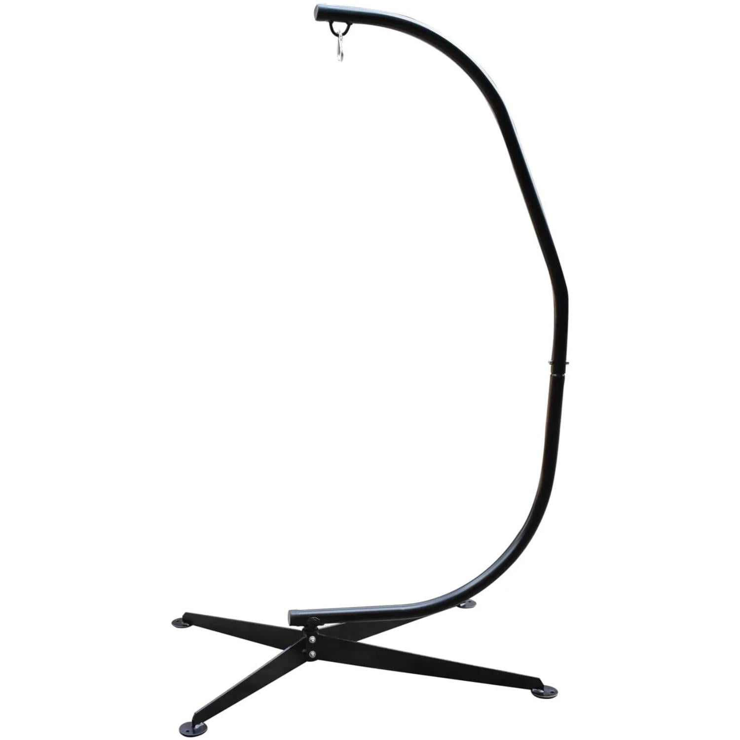 Sorbus Steel C-Stand Hammock Chair Stand, Adjustable Height, Weather-Resistant, Supports 330 lb