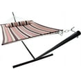 thumbnail image 1 of Sorbus Hammock with Stand – 2-Person, 450 lb Capacity, Pillow, for Patio/Yard, Mocha, 1 of 5