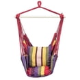 Sorbus Hanging Rope Hammock Chair Swing Seat for Any Indoor or Outdoor ...