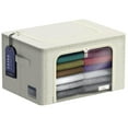 thumbnail image 1 of Sorbus Jumbo Storage Bin with Metal Frame, Stackable & Foldable with Window & Handles for Bedding, Linen, and Clothes, 1 of 4