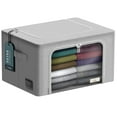 thumbnail image 1 of Sorbus Jumbo Storage Bin with Metal Frame, Stackable & Foldable with Window & Handles for Bedding, Linen, and Clothes, 1 of 4