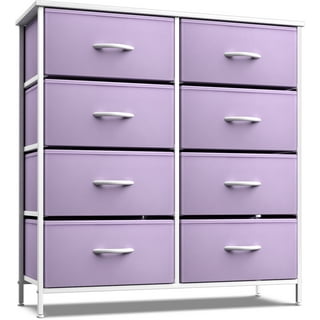 Oukaning 6 Drawer Dresser Furniture Bedroom Organizer Chest of Drawers Clothes Storage