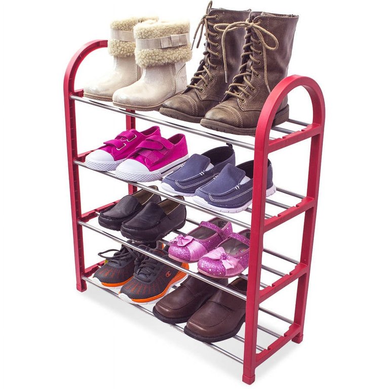  Amazer 4 Tiers Shoe Rack for Closet, Shoe Storage