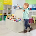 thumbnail image 1 of Sorbus Kids Large Toy Storage Chest with Lid, Beige, 1 of 7