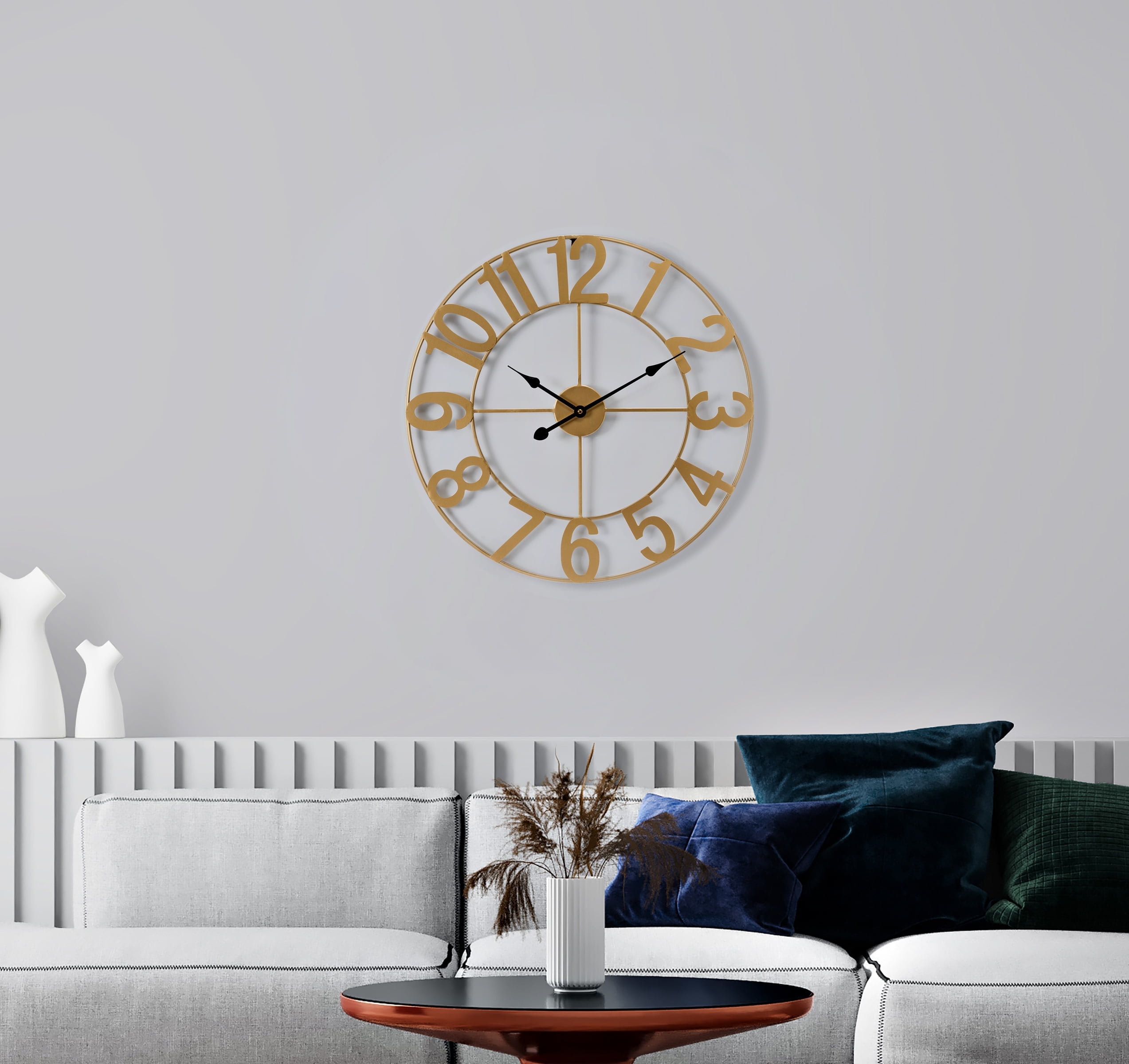 Sorbus 16" Quartz Classic Indoor Oversized Wall Clock, Easy Installation