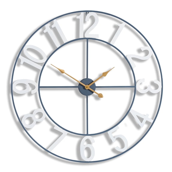 Sorbus Large Wall Clock for Living Room Decor - Wall Clock for Kitchen - 32 inch Big Wall Clock Decorative - Battery Operated Analog Large Clock for Bedroom, Home, Kitchen, Office, Wall Decor (White)