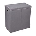 thumbnail image 1 of Sorbus Laundry Hamper Sorter with Lid Closure, Foldable Hamper, Detachable Lid and Divider, Built-In Handles for Easy Transport, Double, 1 of 2