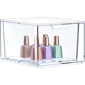 Sorbus Makeup Organizer - Clear Stackable Acrylic Drawer Plastic Storage Bins for Organization and Storage
