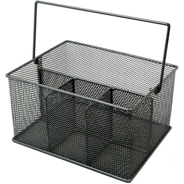 Sorbus Mesh Utensil Caddy, Napkin Holder and Condiment Organizer