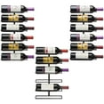 thumbnail image 1 of Sorbus Modern Black Wall Mount Wine Rack, 6-Bottle Holder for Home Bar or Kitchen (3 pack), 1 of 7