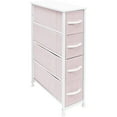 thumbnail image 1 of Sorbus Narrow Dresser Tower with 4 Drawers - Vertical Storage for Bedroom Pink, 1 of 6