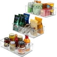 thumbnail image 1 of Sorbus Organizer Bins with Removable Compartments, Kitchen Pantry Organization Storage Bins with Section Dividers, Snack and Candy Organizer, Food Packet Containers for Cabinet Organizing (3-Pack), 1 of 6