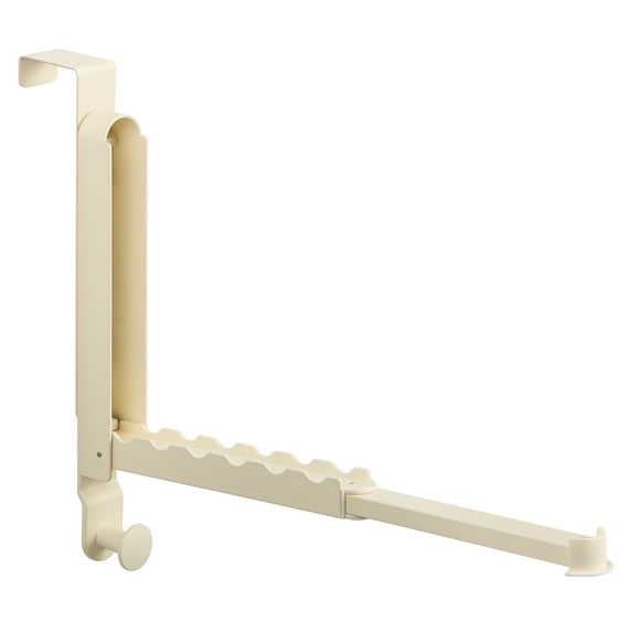Sorbus Over Door Drying Rack Organizer, Foldable Heavy-Duty, 6 Anti-Slip Hooks, White