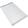 thumbnail image 1 of Sorbus Over the Sink Roll-Up Dish Drying Rack, Multipurpose Drying for Dishes, Draining Fruits & Veggies, Protecting Countertops, (Warm Gray), 1 of 6