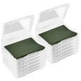thumbnail image 1 of Sorbus Set of 12 Thin Hanging File Organizer Bin Clear Plastic Stackable for Document Storage, 1 of 8