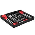 thumbnail image 1 of Sorbus Expandable Silverware Organizer – Large Adjustable Kitchen Drawer Tray for Utensils, Flatware, and Cutlery Storage, Black, 1 of 10