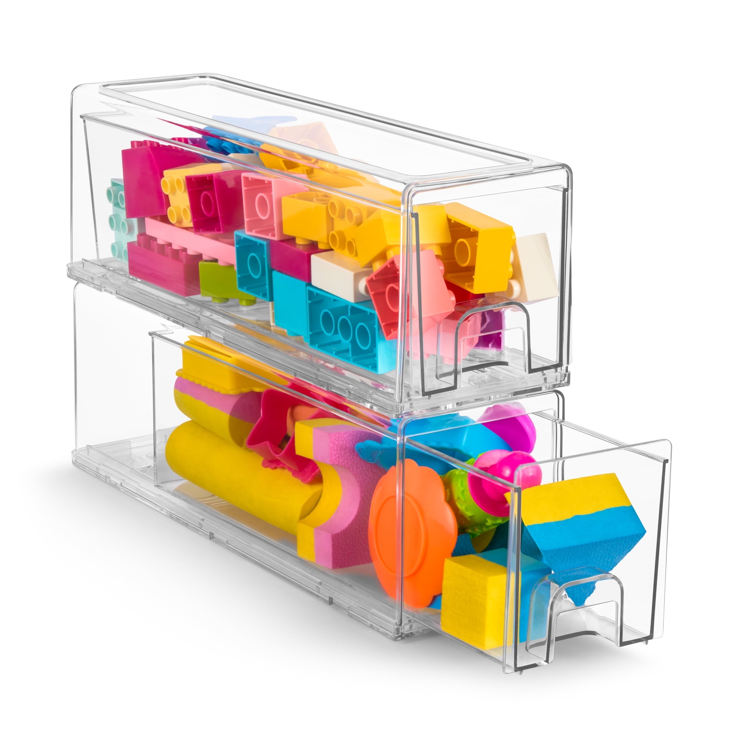 Small Storage Draw Sorbus Small Clear Stackable Storage Drawers, Plastic Storage Drawers ...