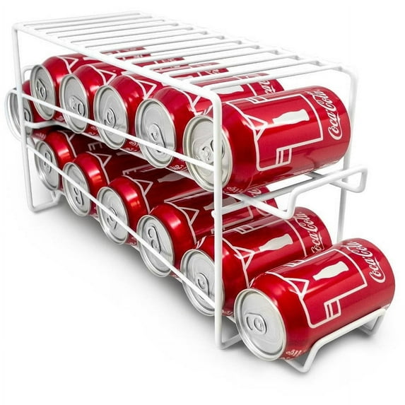 Sorbus Soda Can Beverage Dispenser Rack, Dispenses 12 Standard Size 12-oz Soda Cans and Holds Canned Foods