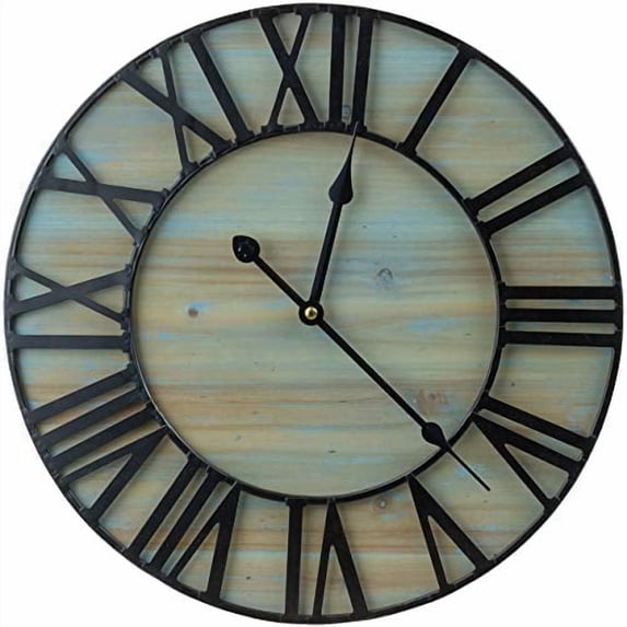Sorbus Soft Ticking Analog Battery Powered Classic Wall Clock, Roman Numeral