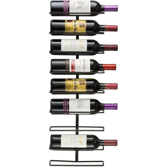 Sorbus Stackable Wine Rack Wall Mount, Black, 3 Pack