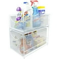 thumbnail image 1 of Sorbus 2-Tier Mesh Drawer Organizer with Pull Out Drawers, White, 1 of 5