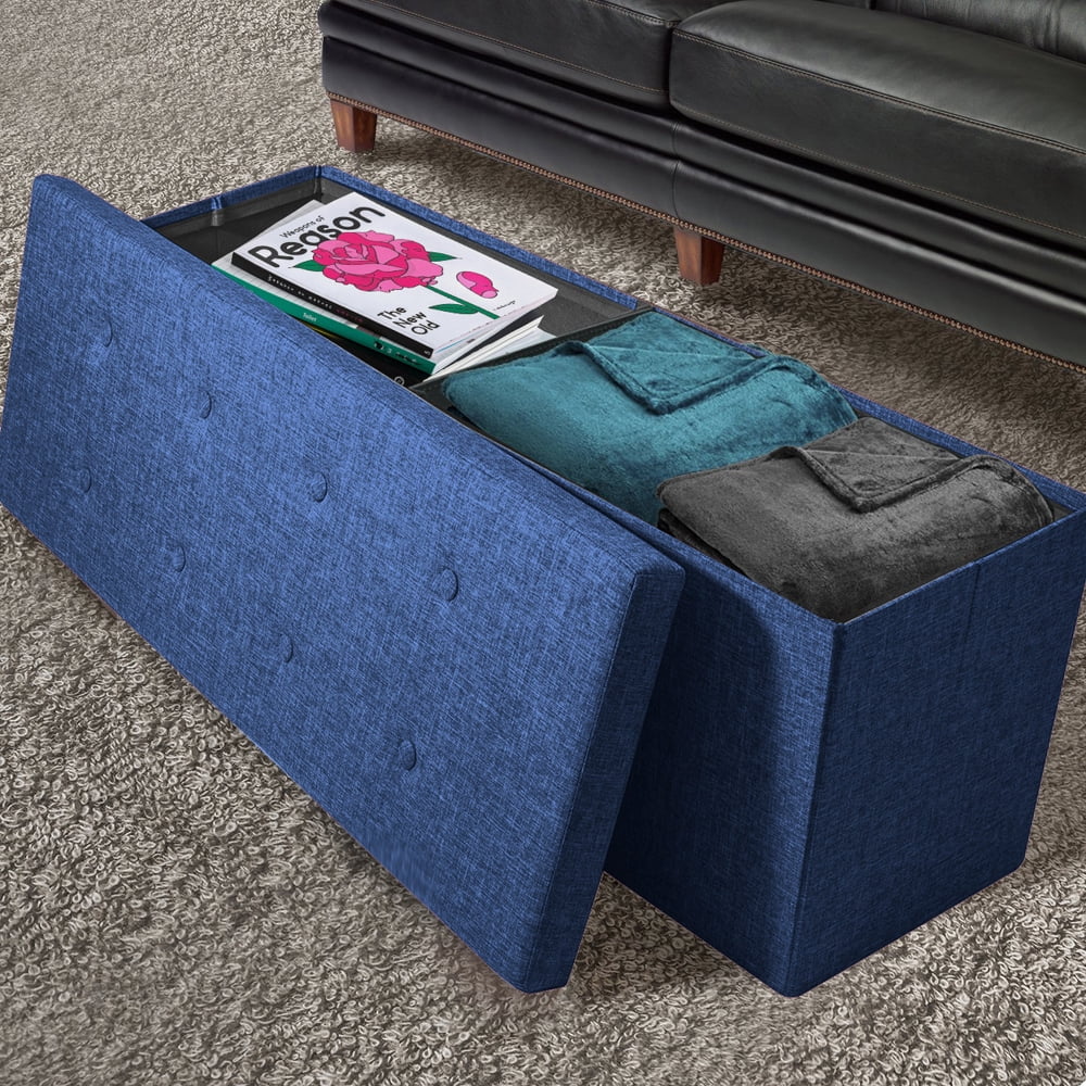 Sorbus Storage Bench Chest ? Collapsible/Folding Bench Ottoman with