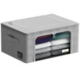 thumbnail image 1 of Sorbus Storage Bin with Metal Frame, Stackable & Foldable with Clear Window & Handles, Organization for Closets, 1 of 5