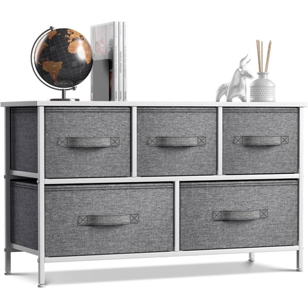 Sorbus Storage Cube Dresser - White
