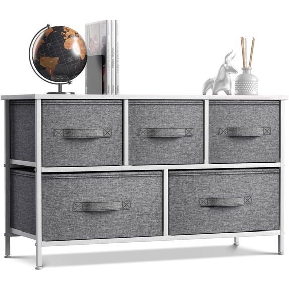 Sorbus Storage Cube Dresser - White