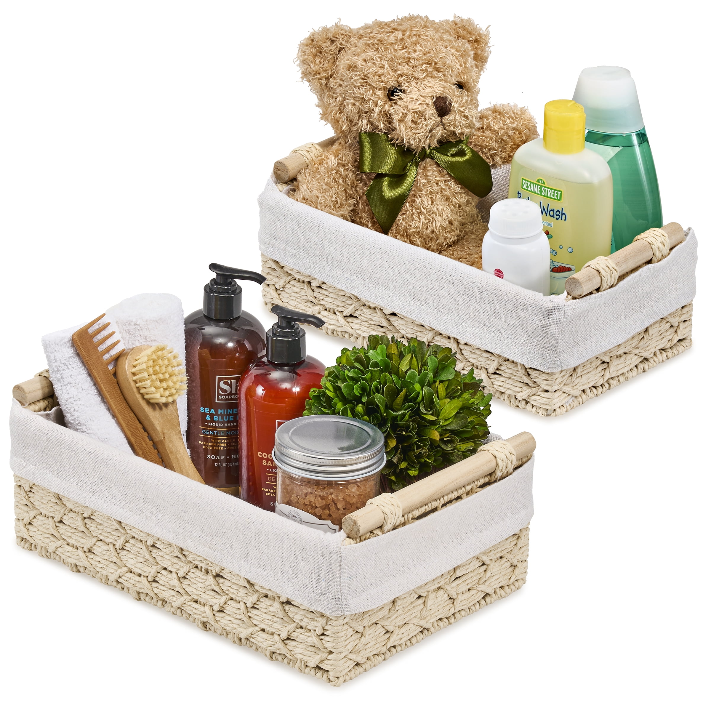 Sorbus Storage Wicker Baskets for Baby Room, Bedroom, Nursery, Changing