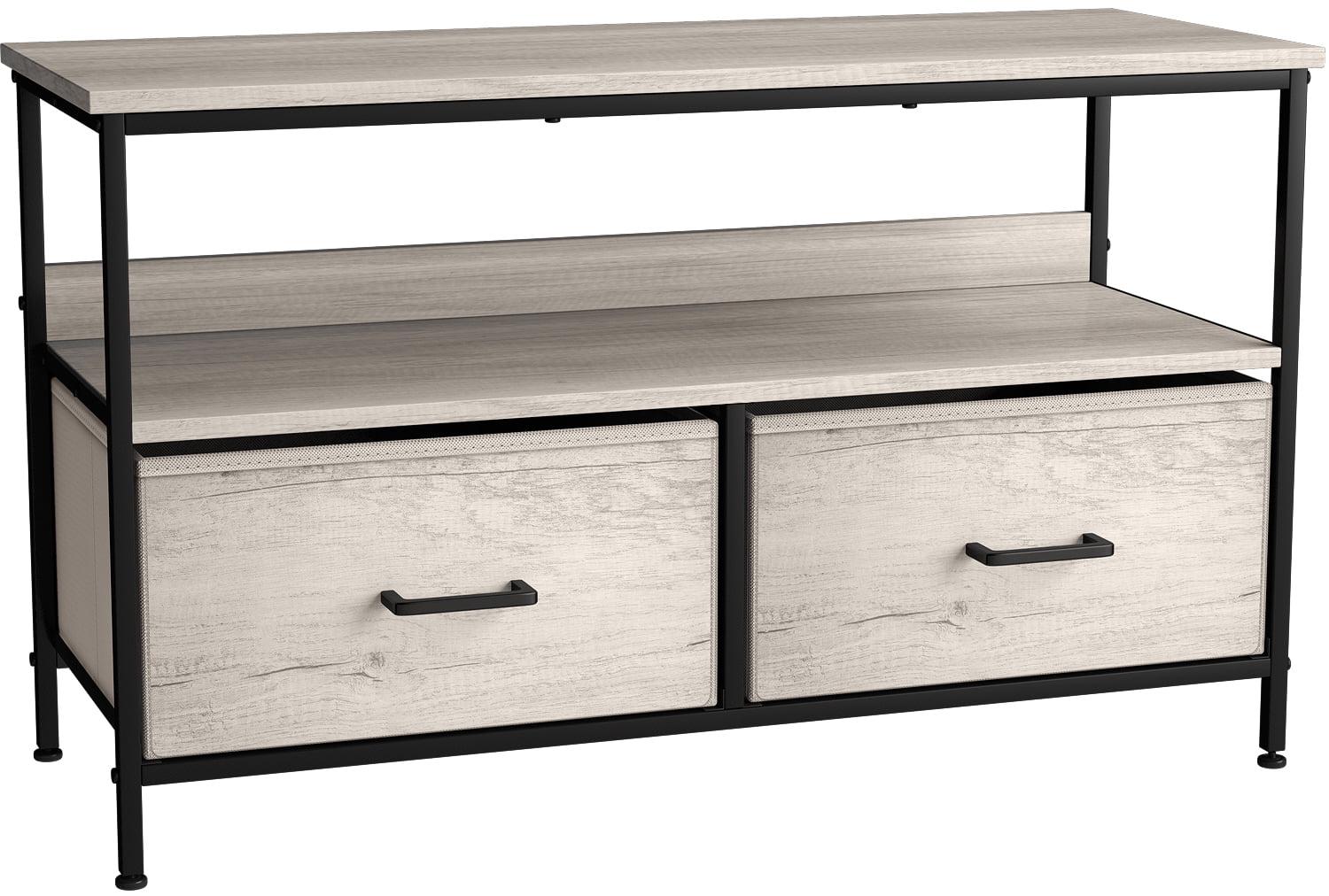 Sorbus TV Stand Dresser with 2 Drawers Television Riser Chest with