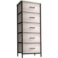 thumbnail image 1 of Sorbus Tall Fabric Storage Dresser - Stand Up Tower of Drawers for Bedroom, Dorm, Closet, Living Room, Entryway, & More - Skinny Nightstand Organizer, 1 of 8