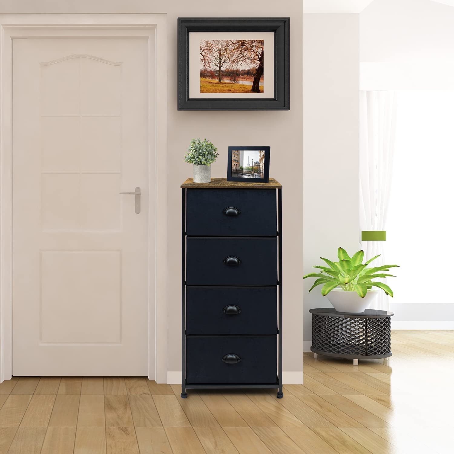 Long skinny sales nightstand