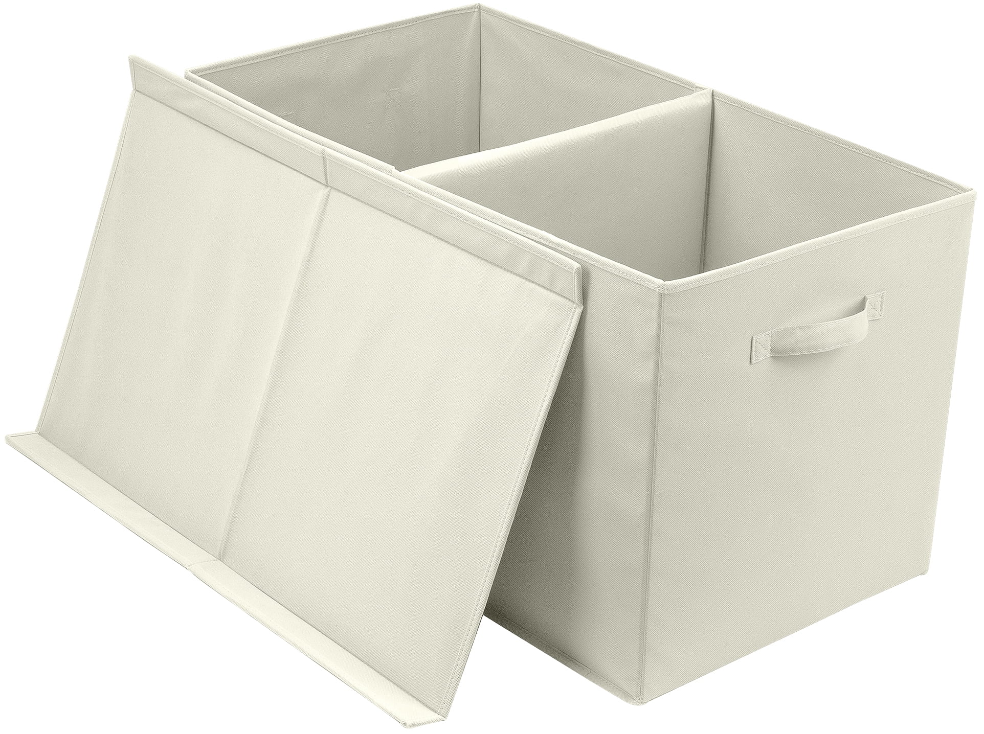 Sorbus Toy Chest with Lid, Collapsible Kids Storage Bin for Nursery Playroom, Beige