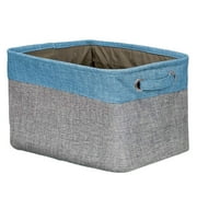 Sorbus Twill Fabric Storage Basket with Handles, 1 Pack, Aqua