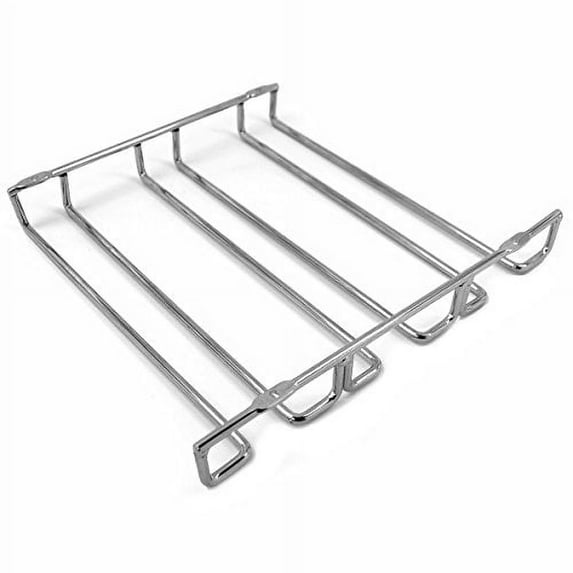 Sorbus Under Cabinet Mounted Wine Glass Rack and Stemware Holder, Holds up to 9 Glassware