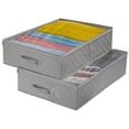 thumbnail image 1 of Sorbus Underbed Storage Organizer Set, Gray, 2 Pack, 1 of 9