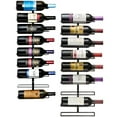 thumbnail image 1 of Sorbus Wall Mount Wine Rack - 2-Pack: Multi Level Wine Holder - Fits 18 Wine Bottles, 1 of 6