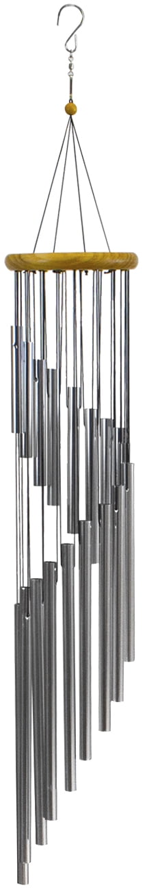 Sorbus 32-inch Black Aluminum Tubular Wind Chimes