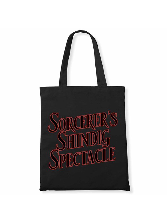 Sorcerer's Shindig Spectacle Halloween Voodoo Doll Satanic Canvas Bag 2Pcs