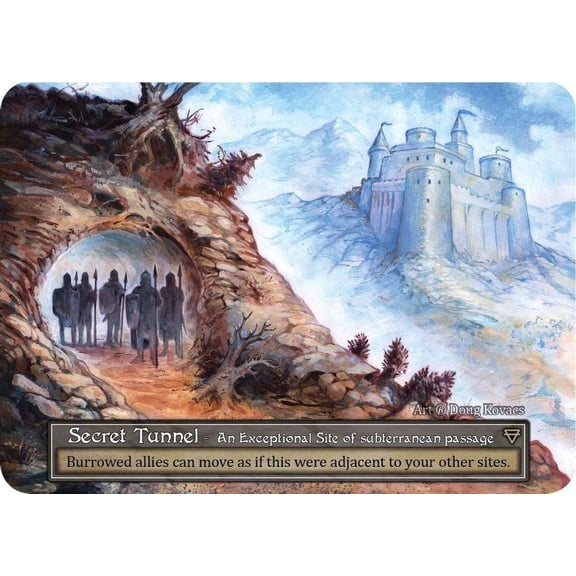 Sorcery: Contested Realm Beta Secret Tunnel (Foil)
