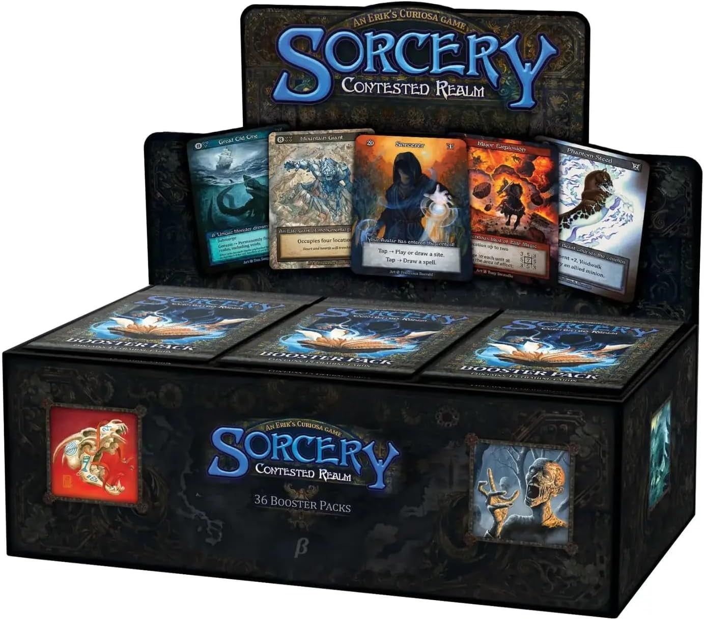 Sorcery contested realm アルファ box Sorcery Contested Realms: Alpha Booster Box Plus Pledge Pack
