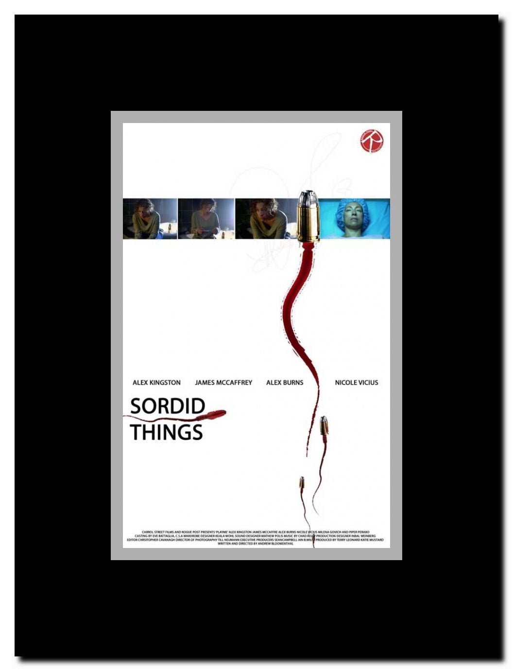 Sordid Things Framed Movie Poster